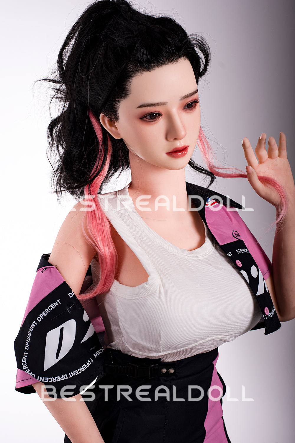 RIDMII 163cm Unique Design Muncey Plus Silicone Head App-Controlled Sex Doll TPE Body Medium Boobs Love Doll