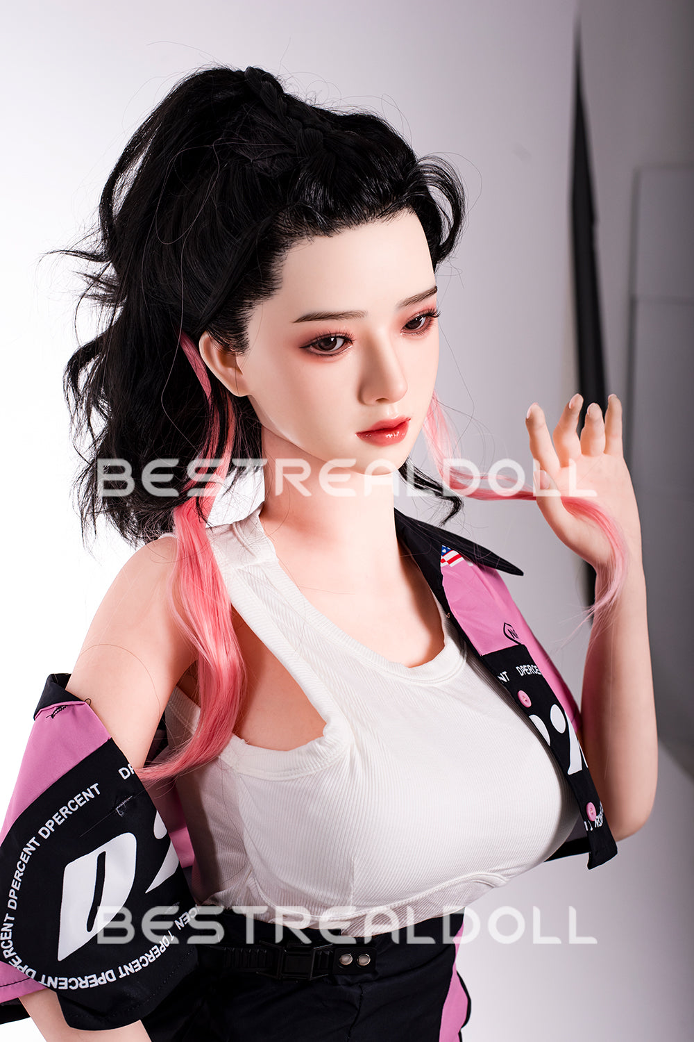 RIDMII 163cm Unique Design Muncey Plus Silicone Head App-Controlled Sex Doll TPE Body Medium Boobs Love Doll