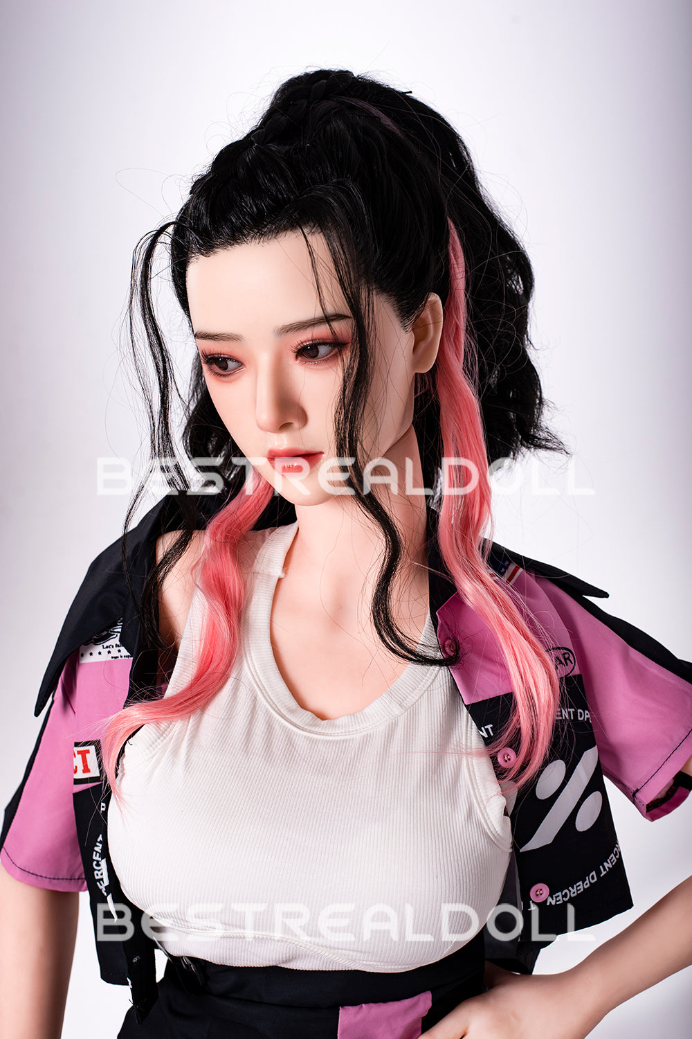 RIDMII 163cm Unique Design Muncey Plus Silicone Head App-Controlled Sex Doll TPE Body Medium Boobs Love Doll