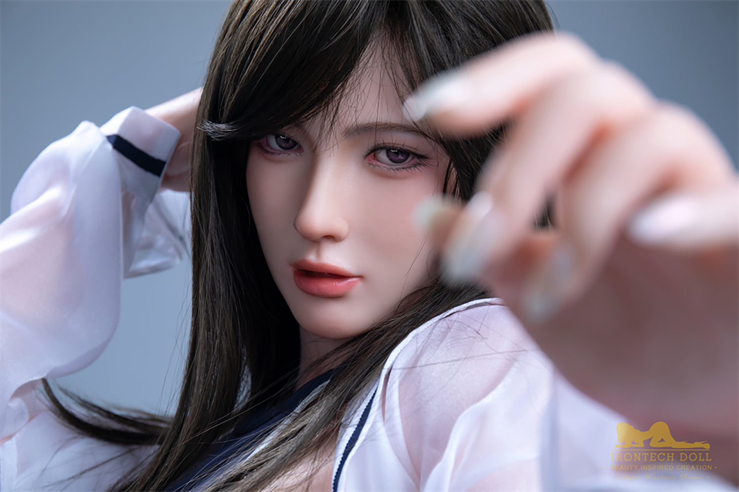 EU Stock - Irontechdoll Kayden Plus 164cm S1 Full Silicone Adult Love Doll Natural Skin Silicone Sex Doll
