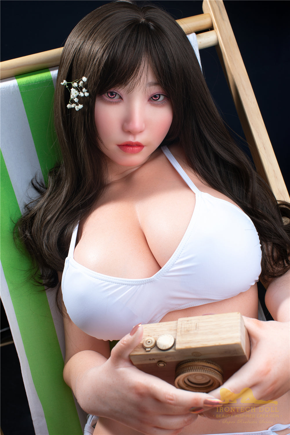 Irontechdoll Seraphina Plus 165cm S20 Full Silicone Sex Doll Natural Skin Big Boobs Silicone Adult Love Doll