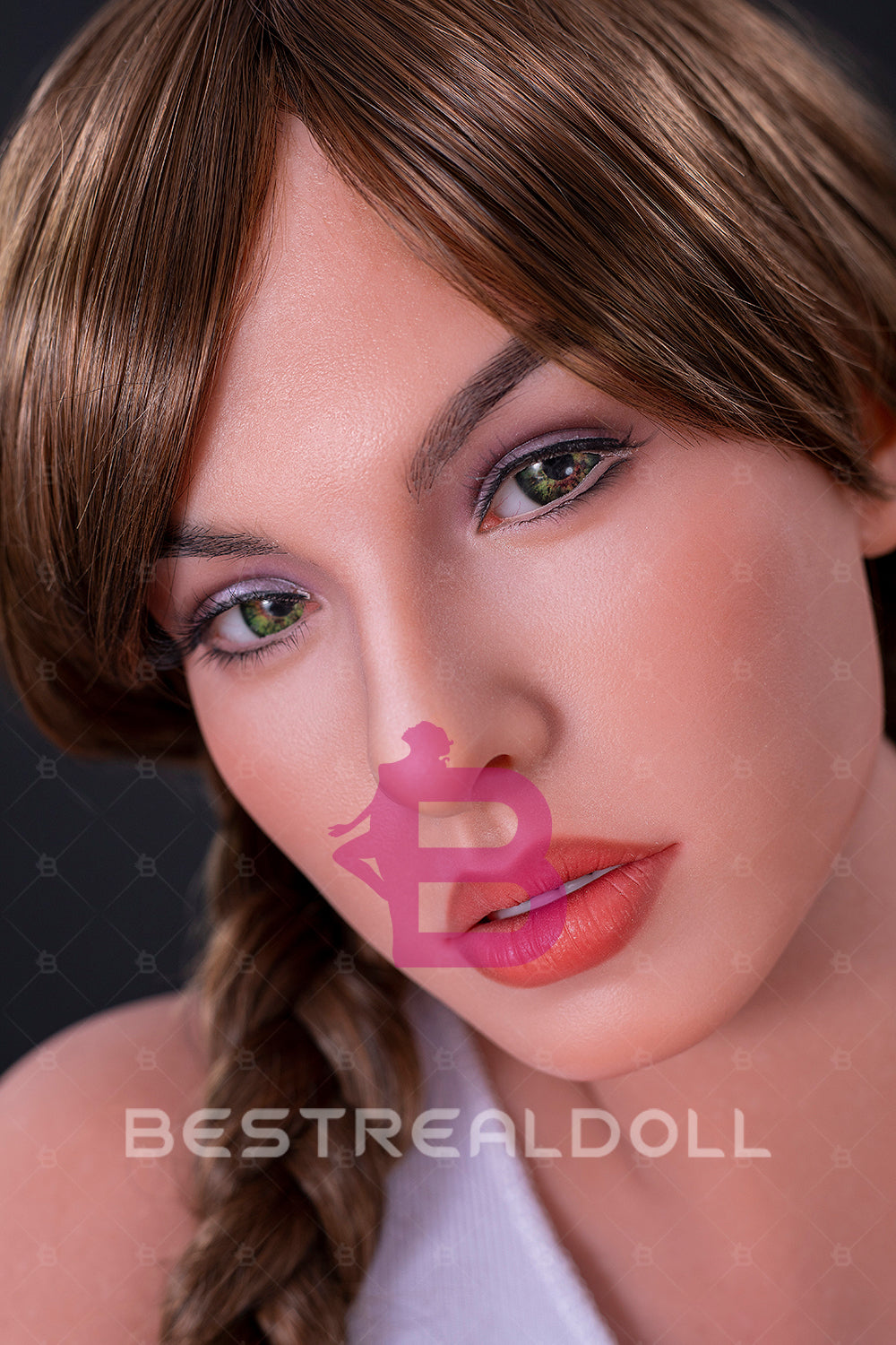 YAMIEE Sally 166cm Unique Design Oral Silicone ROS Head BBW Sex Doll TPE Muscle Body Movable Jaw Oral Sex Love Doll