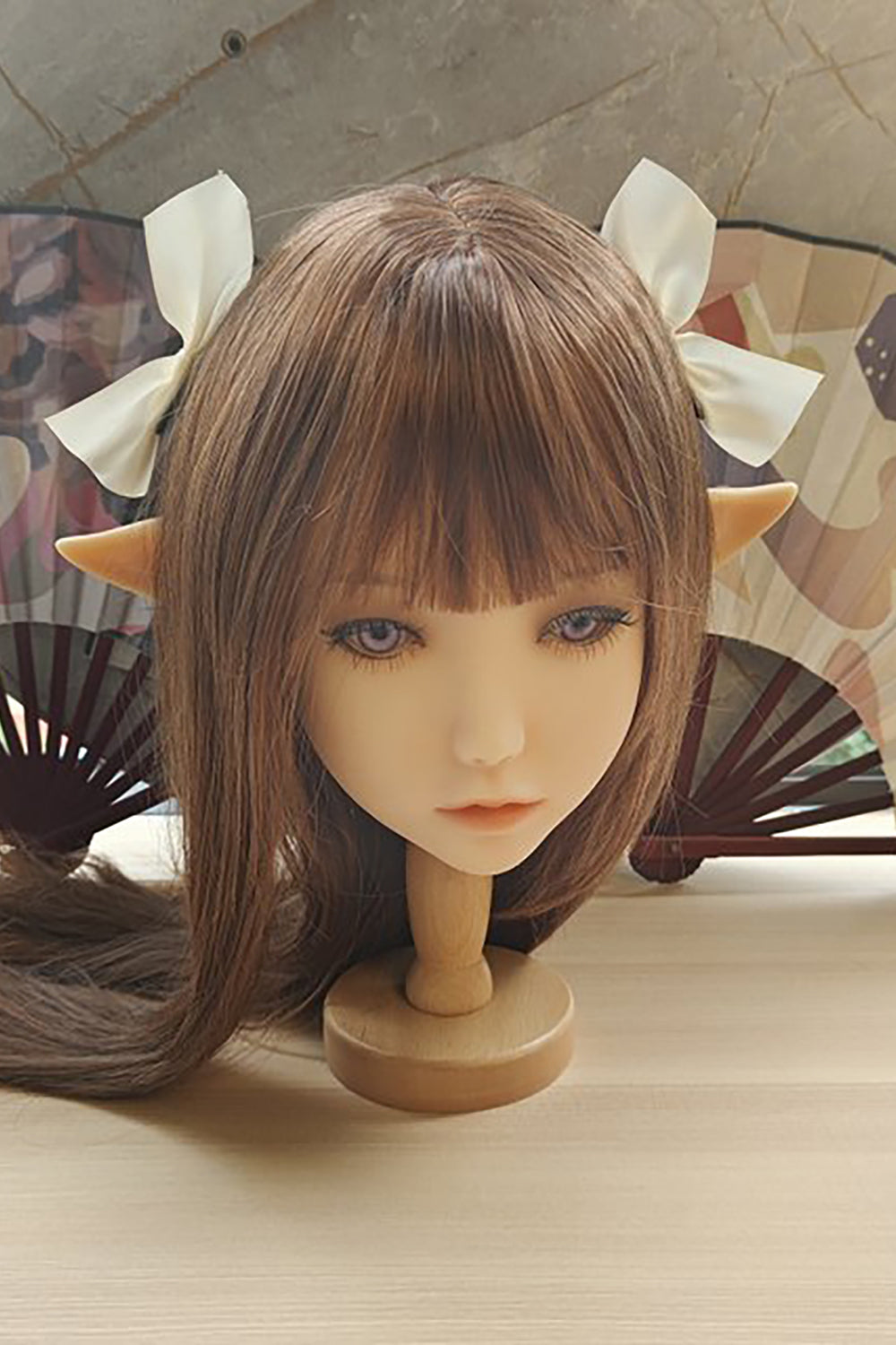 Sex Doll Wooden Head Stand Sex Doll Head Storage Stand Adult Love Doll Display Wooden Stand