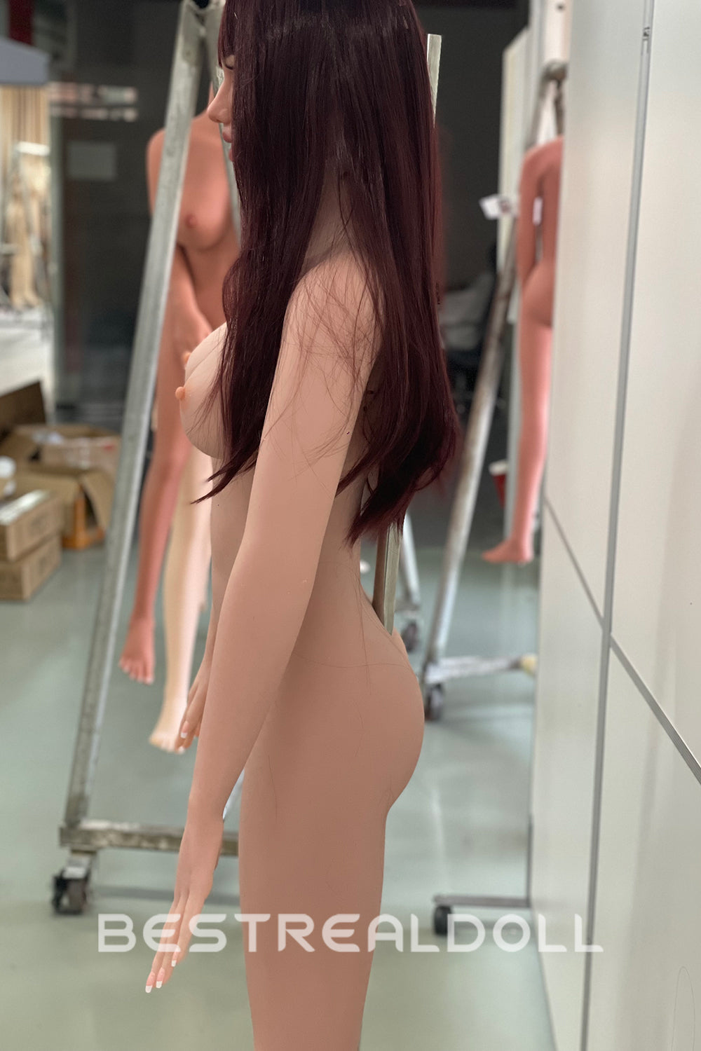 RIDMII Lauren Unique Design 166cm TPE Body with Soft Silicone Movable Jaw #624E ROS Head Oral Sex Mouth Adult Love Doll