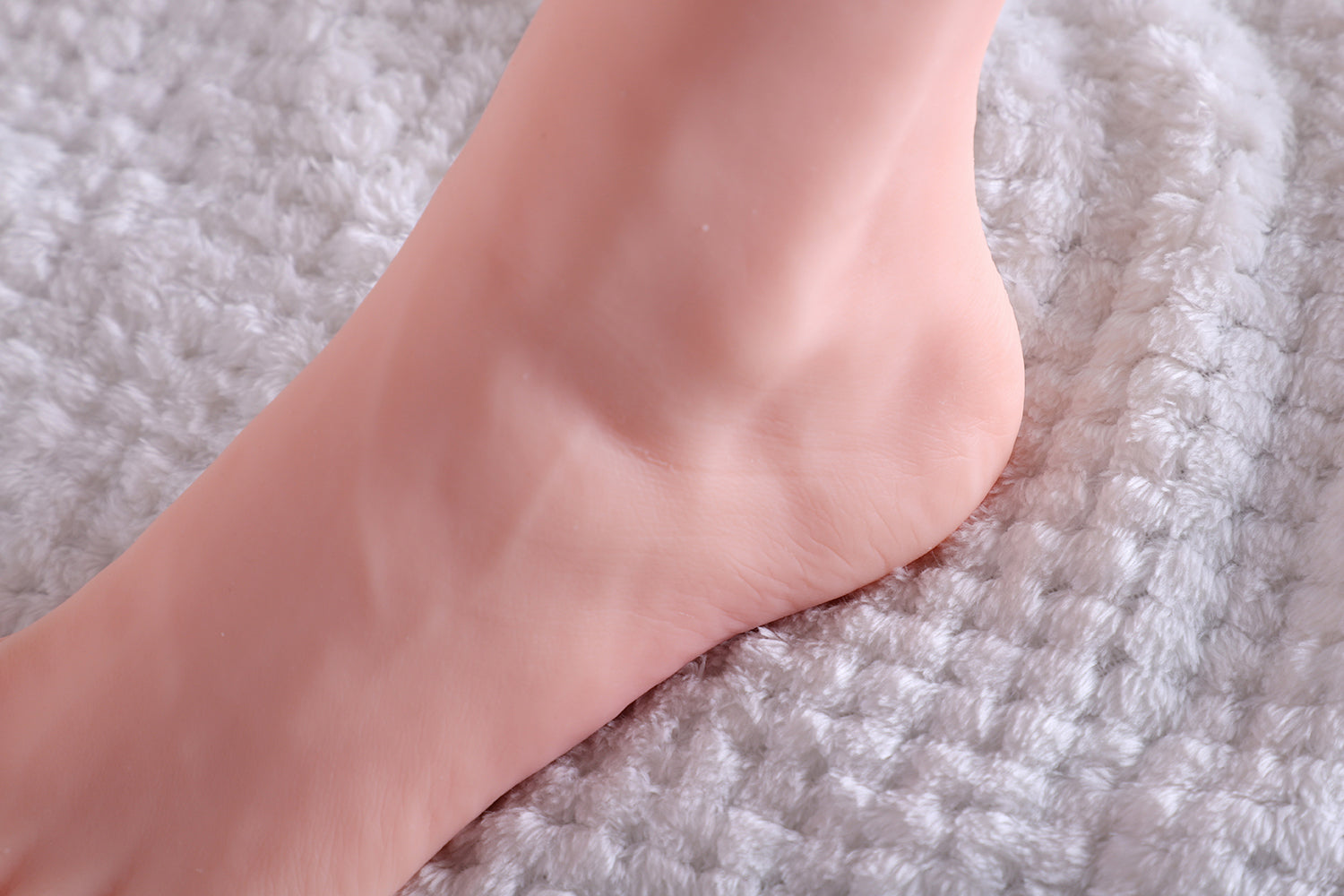 Realistic TPE Foot with Vagina Fetish Toy Foot Fetishism Adult Sex Toy for Men