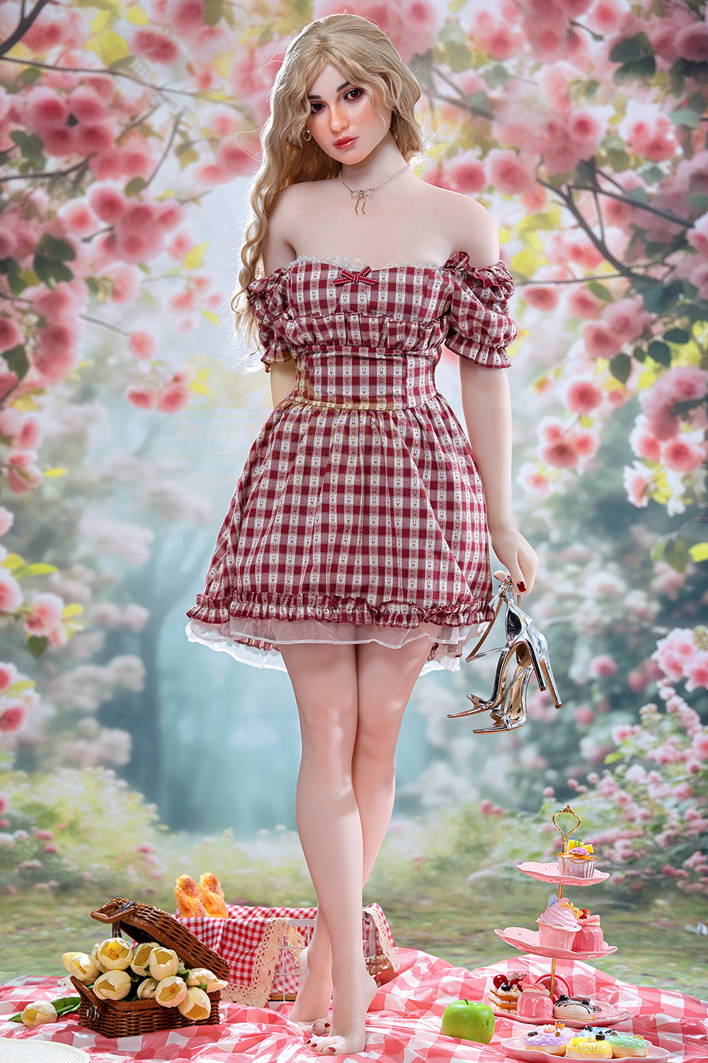 Irontechdoll Aspen 162cm S45 Silicone Head Sex Doll TPE Body White Skin Adult Love Doll