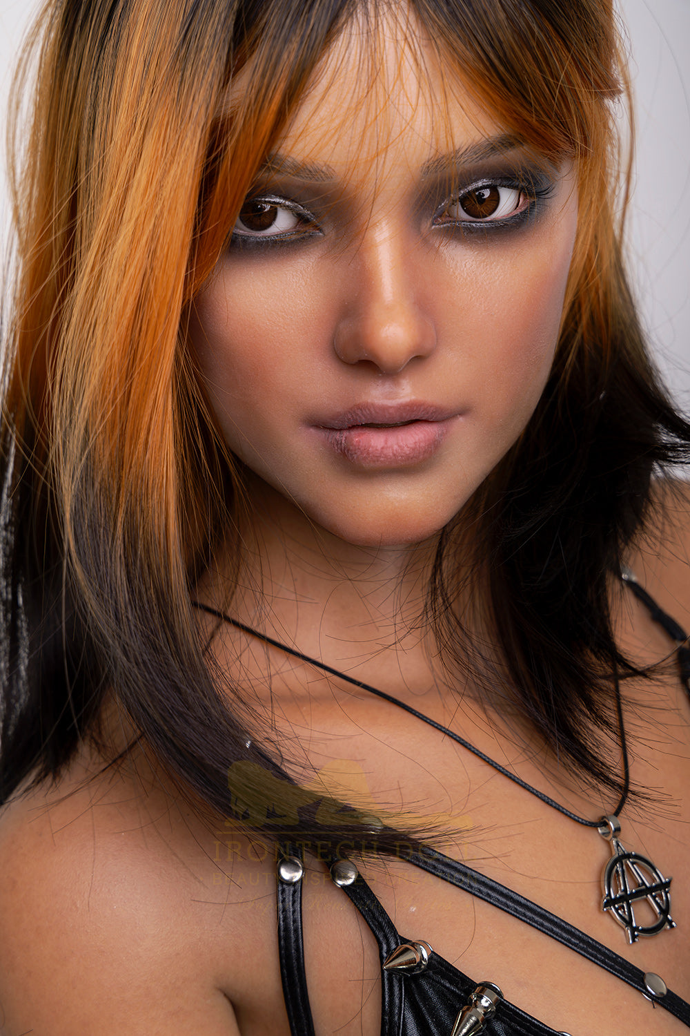 Irontechdoll Giselle 169cm Full Silicone Sex Doll S46 Dark Tanned Realistic Adult Love Doll