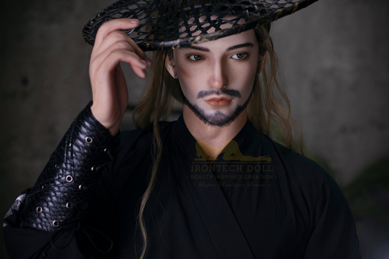 Irontechdoll John Plus 176m cM10 Full Silicone Male Adult Love Doll Handsome Period Costume Male Sex Doll