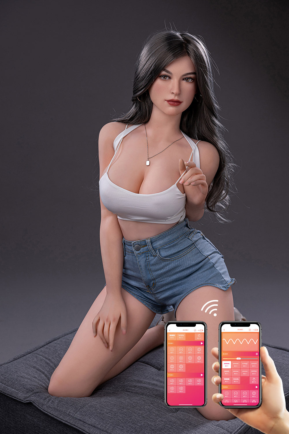 RIDMII Unique Design 163cm Karyn App-Controlled Sex Dolls Silicone Head TPE Body Realistic Love Doll