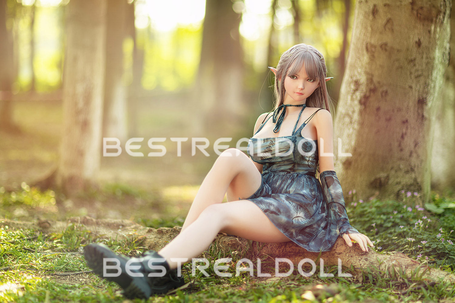 RIDMII Aggie Unique Design 163cm Genie Sex Doll Silicone Head Elf Medium Breasts App-Controlled Love Doll