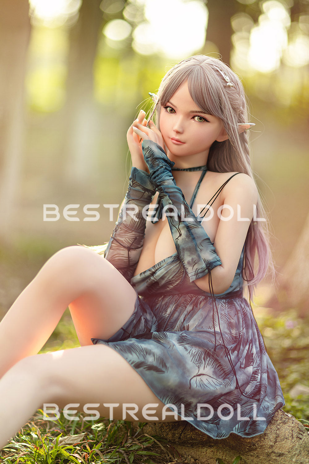RIDMII Aggie Unique Design 163cm Genie Sex Doll Silicone Head Elf Medium Breasts App-Controlled Love Doll
