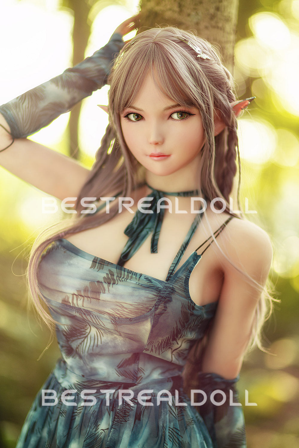 RIDMII Aggie Unique Design 163cm Genie Sex Doll Silicone Head Elf Medium Breasts App-Controlled Love Doll