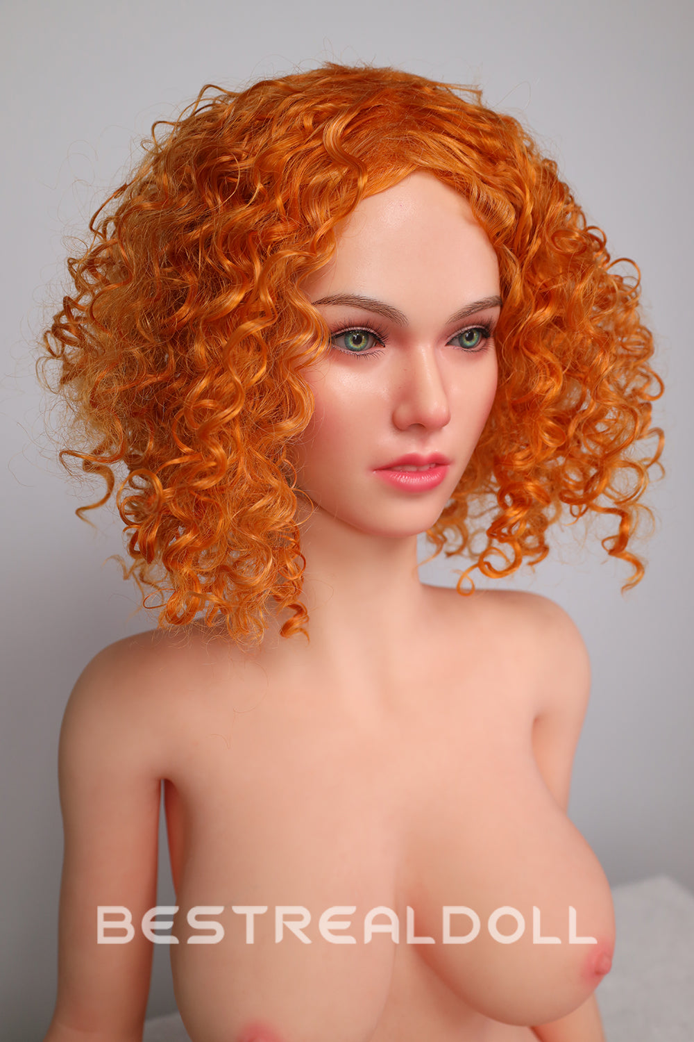 RIDMII Jordi Unique Design Silicone Head European Style Sex Doll TPE Body Jelly Breasts Adult Love Doll with Wig