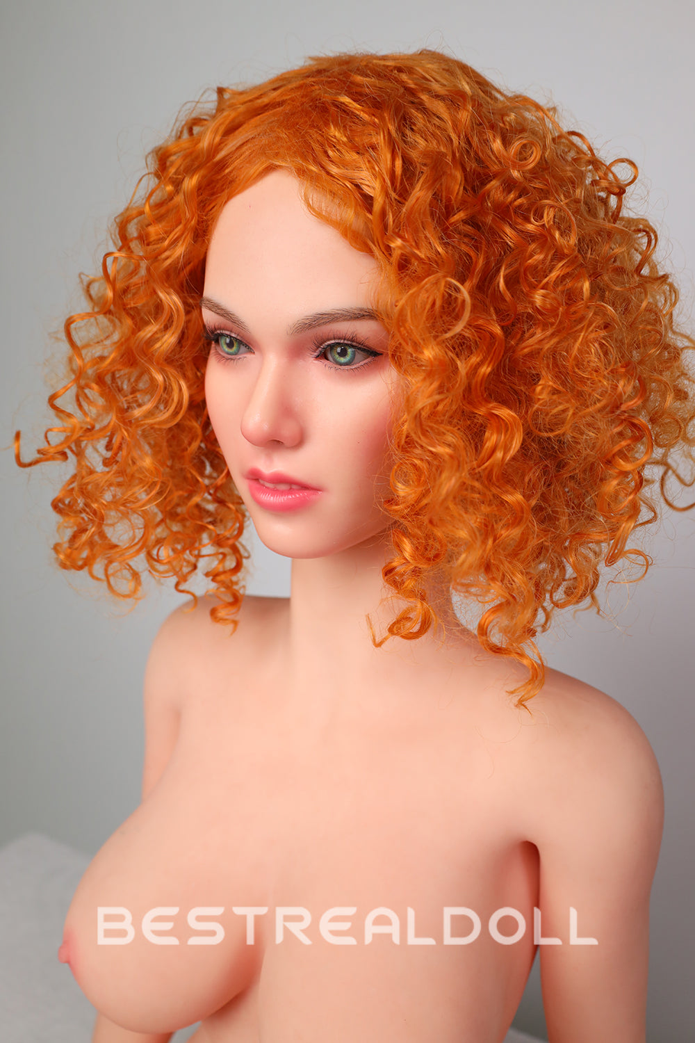 RIDMII Jordi Unique Design Silicone Head European Style Sex Doll TPE Body Jelly Breasts Adult Love Doll with Wig