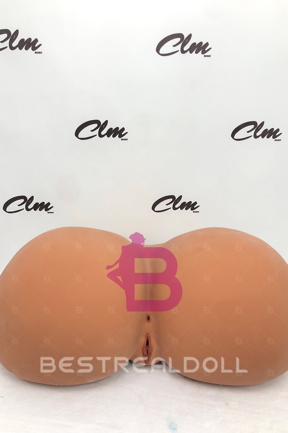 US Stock - Climax Lulea R3 Gold Big Butt Ass Torso Tanned Skin TPE BBW Butt Fixed Vagina Sex Doll Torso