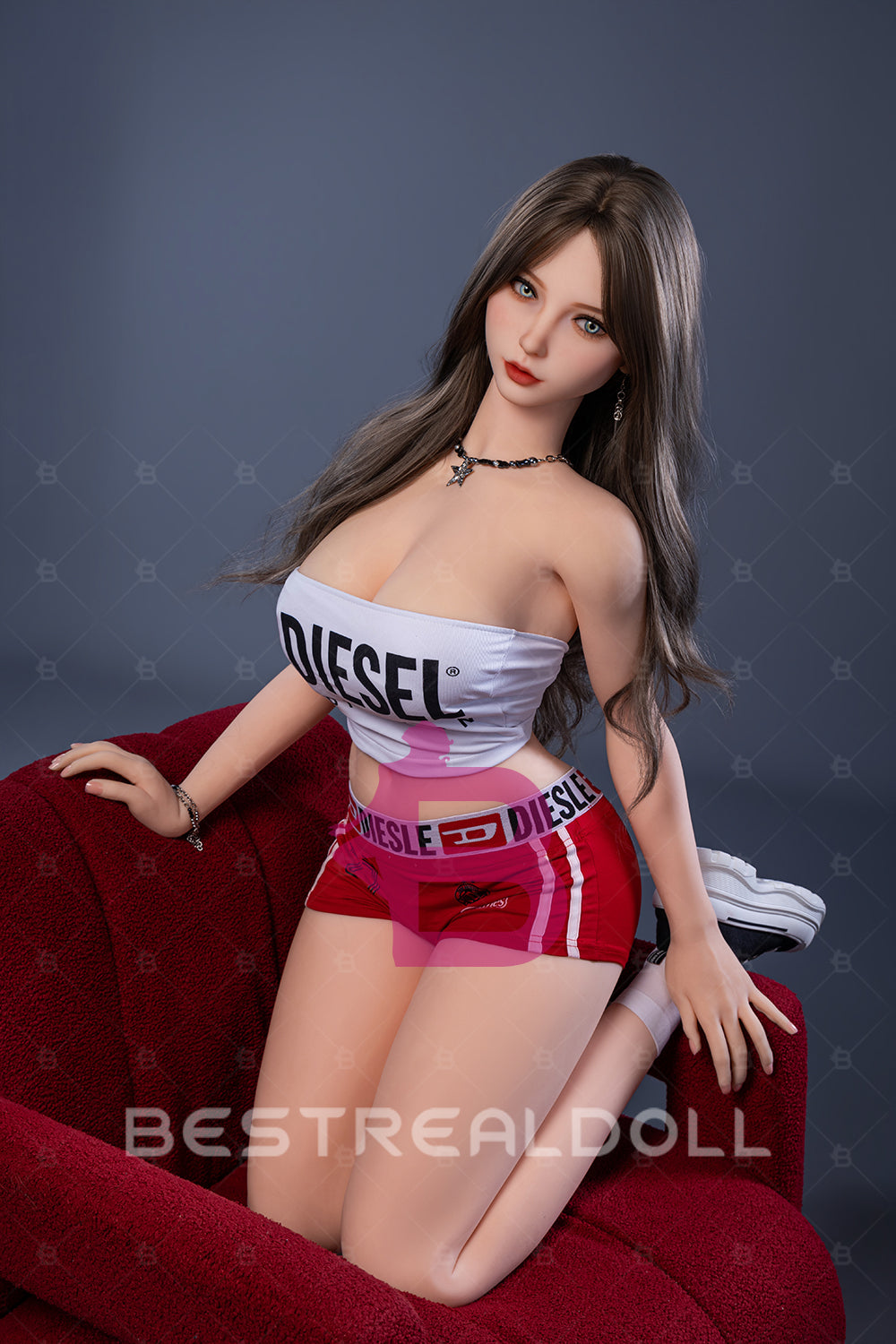 US Stock - YAMIEE Nyra 163cm SNK47 Unique Design Big Boobs TPE Sex Doll Natural Skin TPE Love Doll (Free 2ND Head)