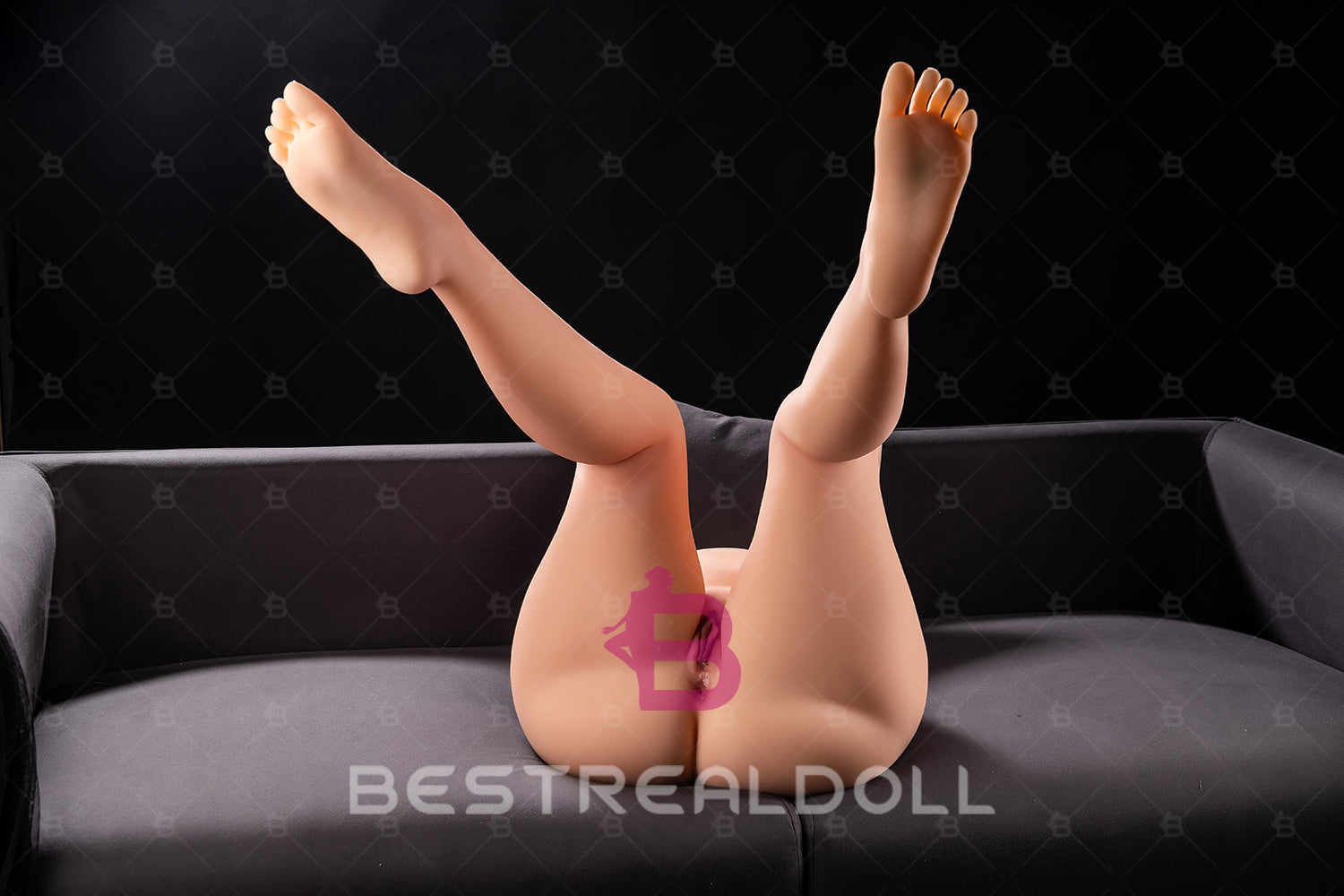 EU Stock - 105cm/3ft4 Sexy Butt Torso Sex Doll Big Booty Leg Sex Doll Torso Realisitc Half Body Leg Doll