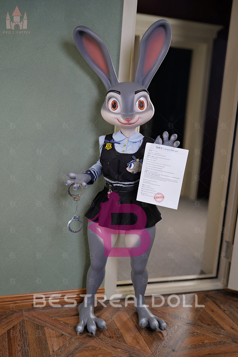 168cm Rabbitty Full Silicone Bunny Anime ROS Sex Doll Role Play Realistic Small Breasts Rabbit Adult Silicone Oral Sex Love Doll with Movable Jaw