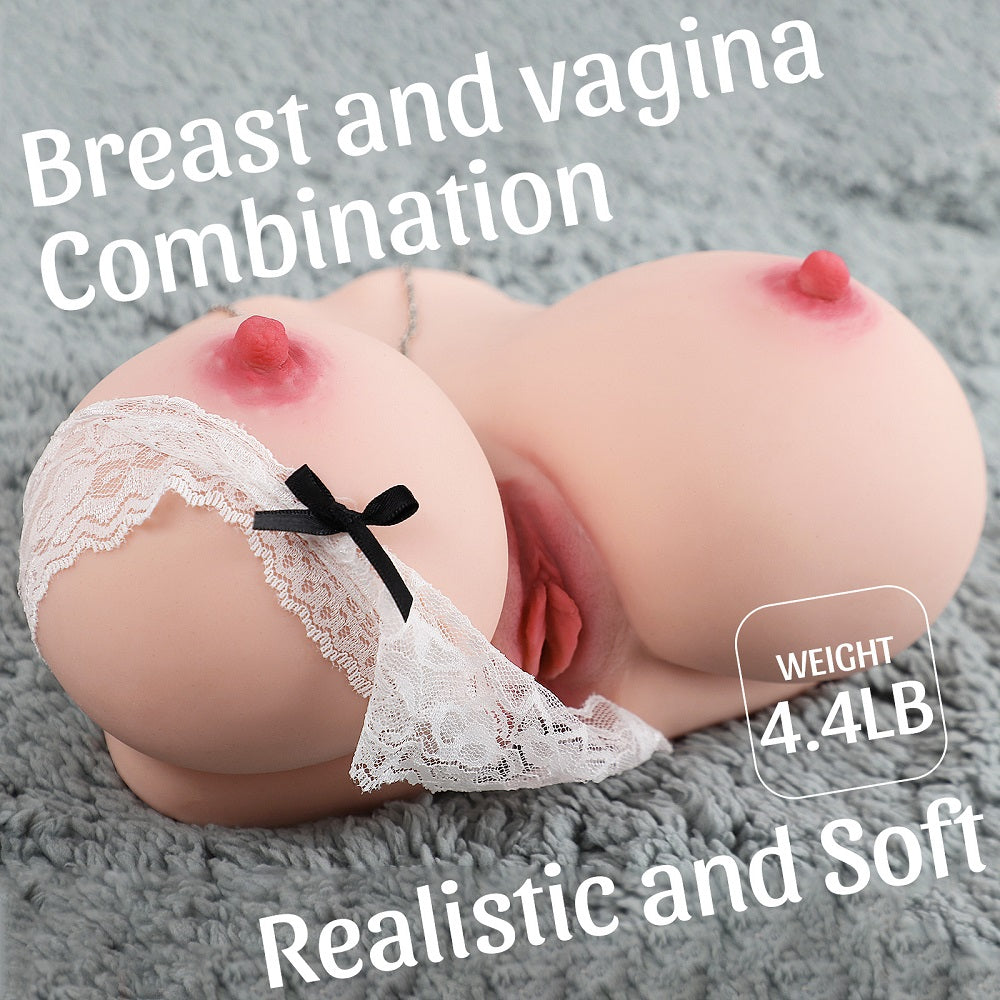 US Stock - TPE Sex Doll Torso #602 Big Breasts with Vagina Torso Sex Doll TPE Torso Doll