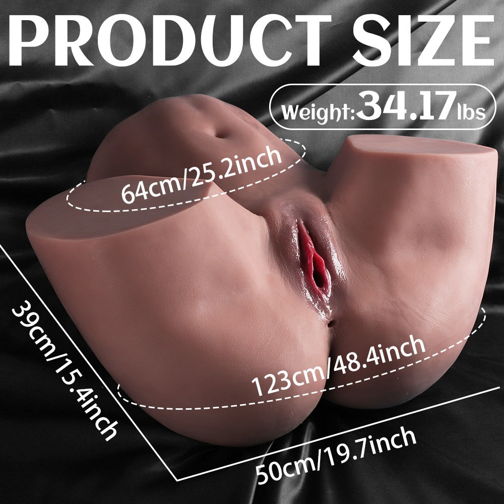 US Stock - Realisitc Sexy Ass Sex Doll #201 TPE Torso Ass Love Doll Fuckable Vagina TPE Torso Doll