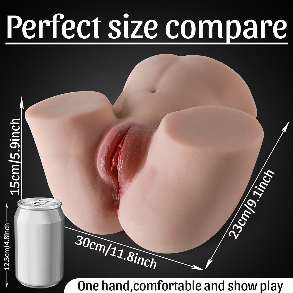 US Stock - TPE Ass Sex Doll #206 Ultra Soft Torso Ass Doll Suckable Pussy TPE Sex Doll Torso
