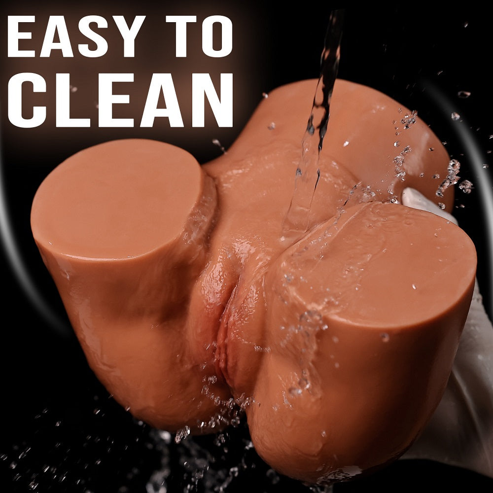 US Stock - YT091 Tanned Skin Sex Doll Ass Torso Sexy Vagina Torso Full TPE Ass Sex Doll Torso