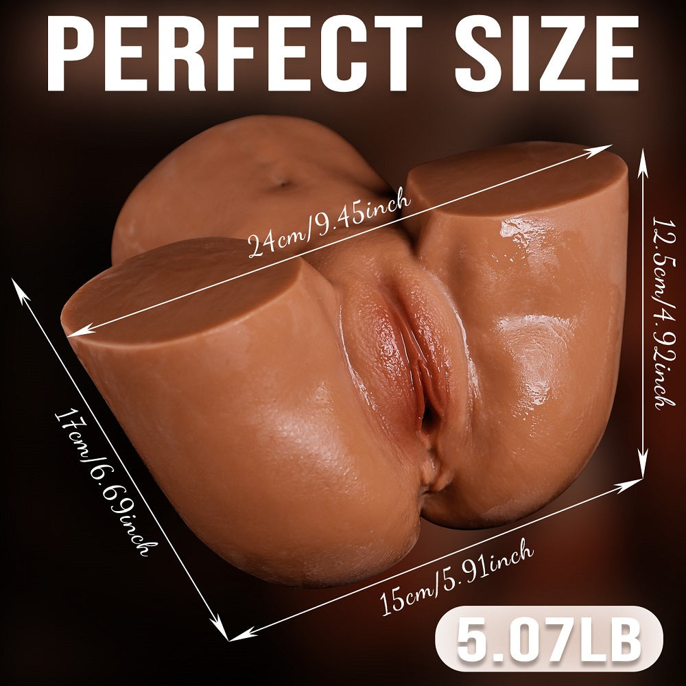 US Stock - YT091 Tanned Skin Sex Doll Ass Torso Sexy Vagina Torso Full TPE Ass Sex Doll Torso