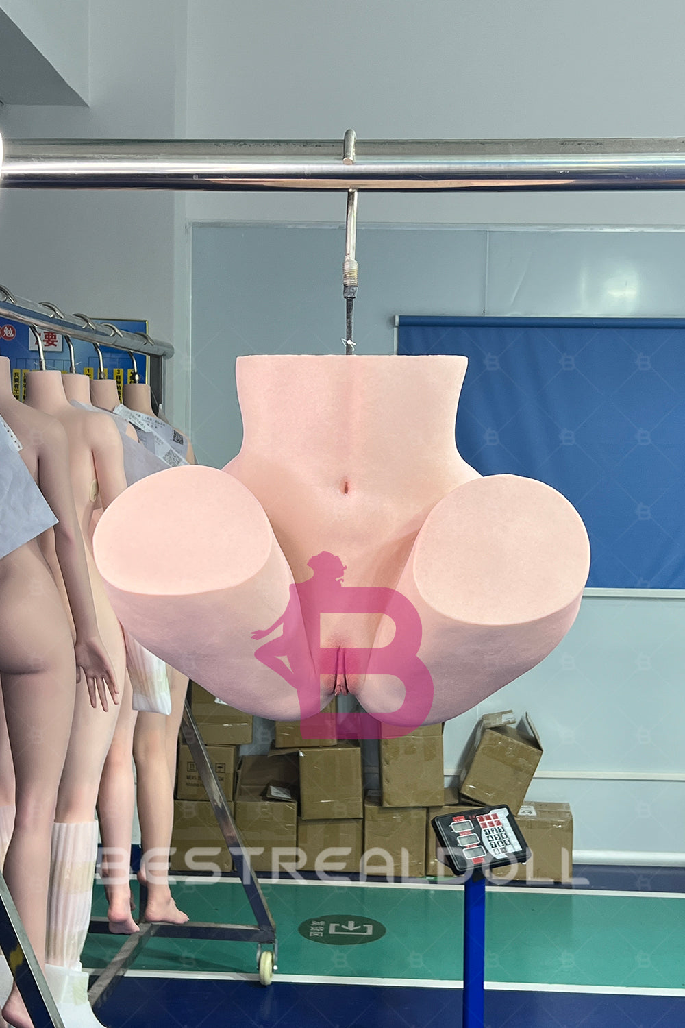 US Stock - Full Silicone Ass Sex Doll Torso Silicone Sexy Butt Torso Love Doll with Skin Texture