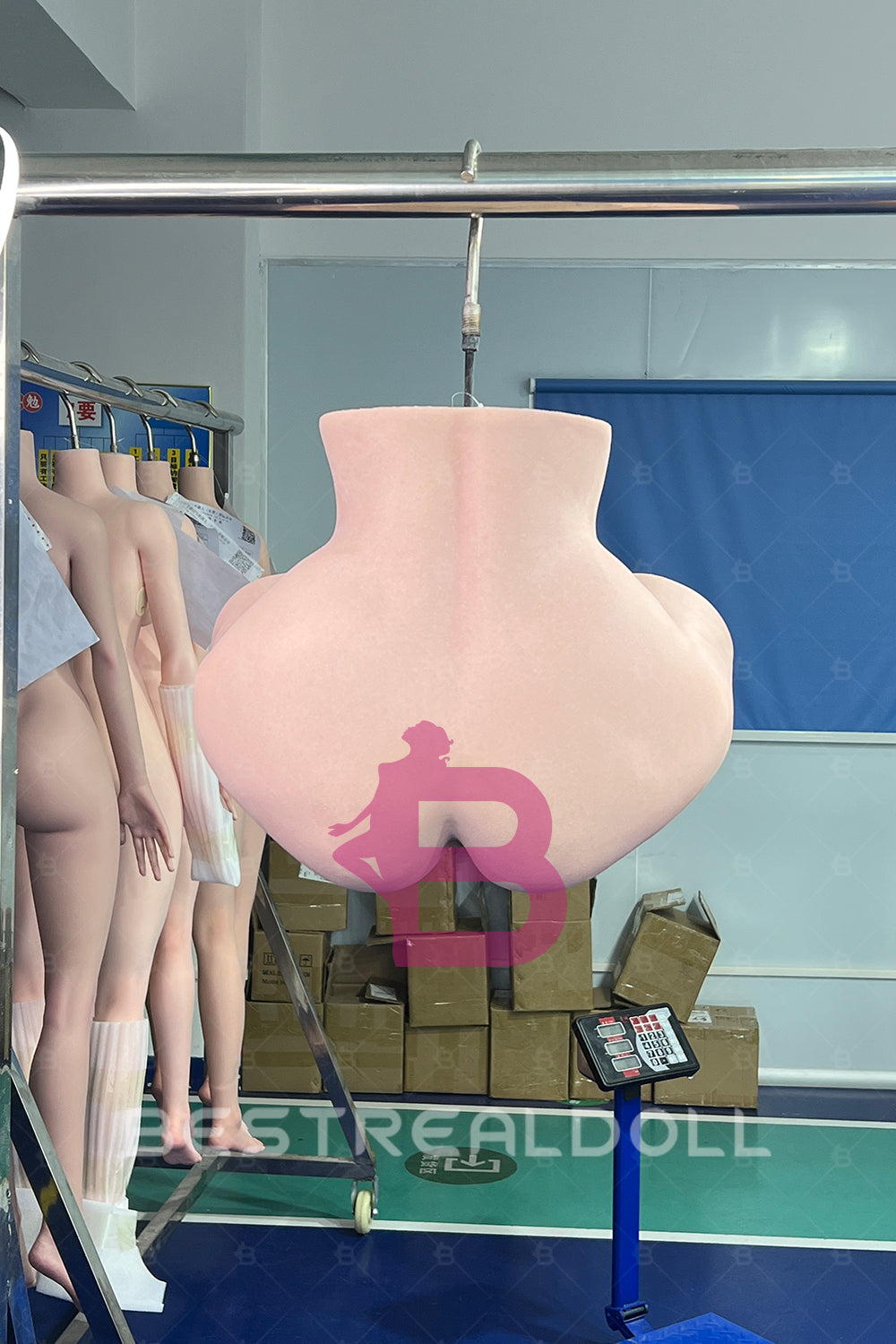 US Stock - Full Silicone Ass Sex Doll Torso Silicone Sexy Butt Torso Love Doll with Skin Texture
