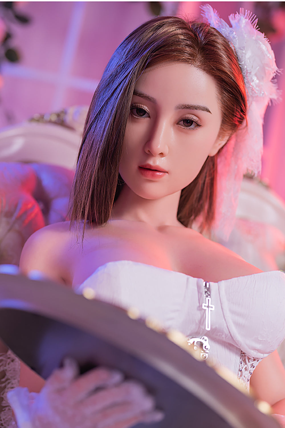 168cm Scottie #95 Full Silicone Sex Doll Realisitc Short Hair Medium Boobs Adult Love Doll