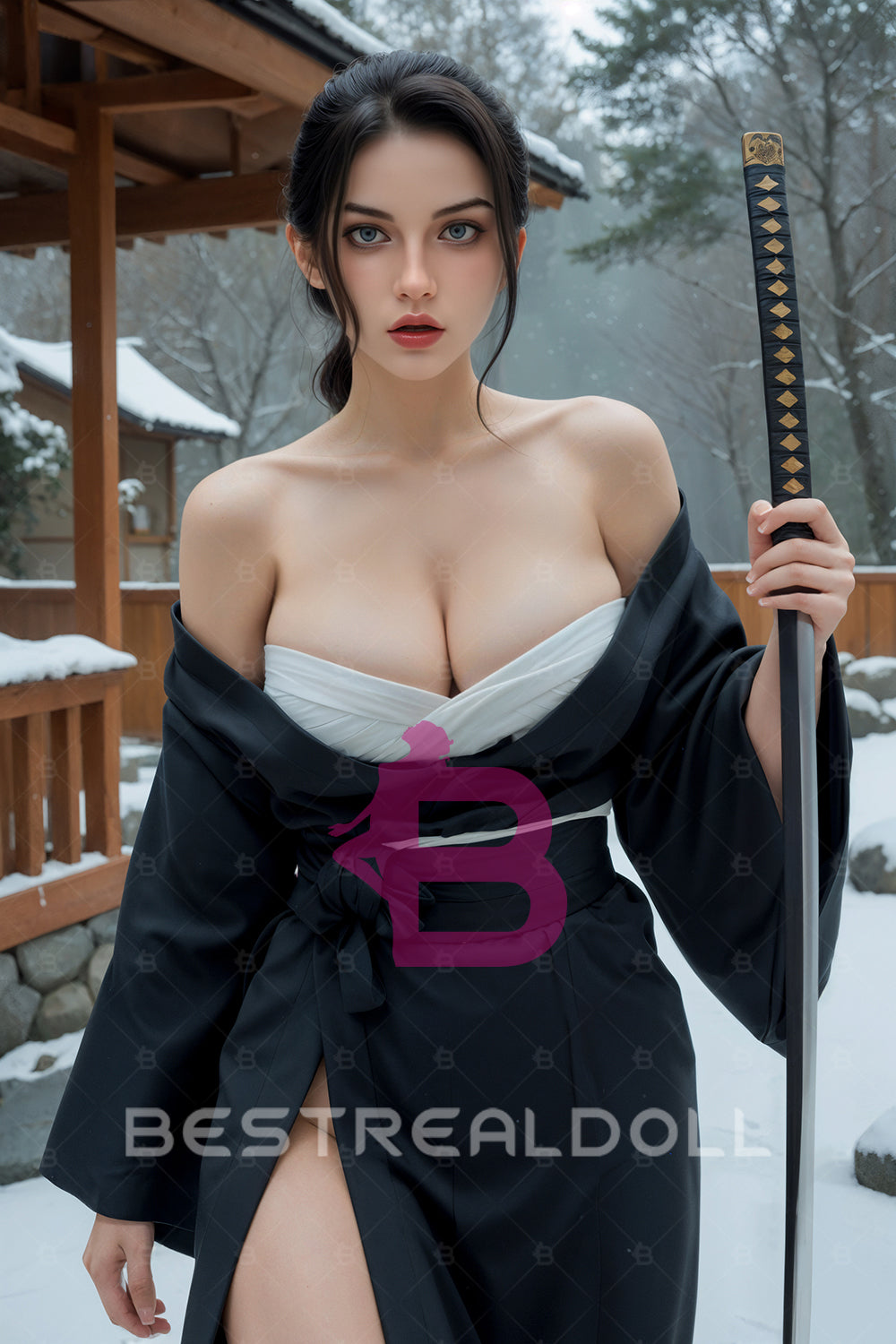 US Stock - Wrenlee Plus 164cm M6 Full Silicone ROS Head Sex Doll Realistic Adult Oral Movable Jaw Sex Love Doll