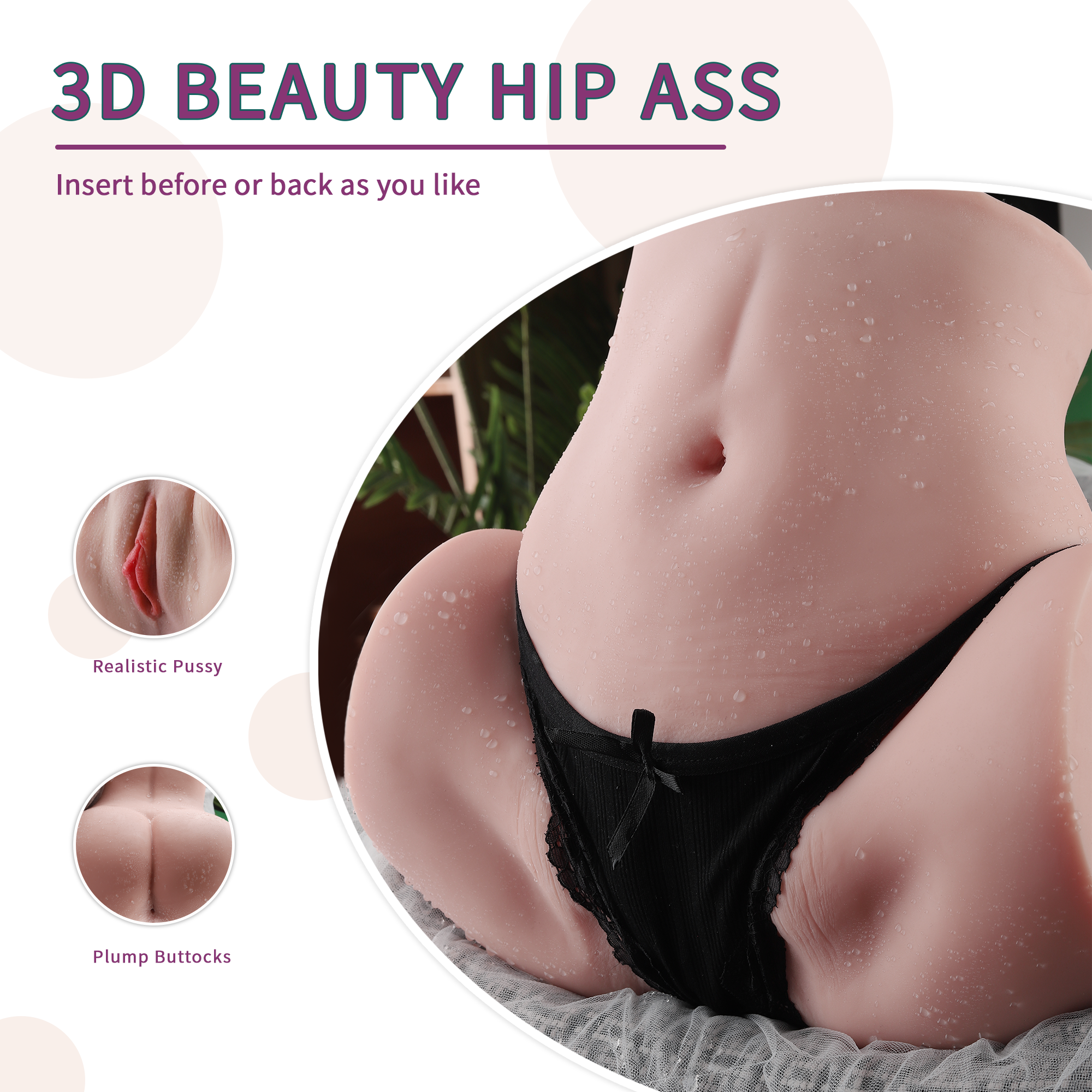 US Stock - Torso Sex Doll SQ-MA50065 Half Body Love Doll