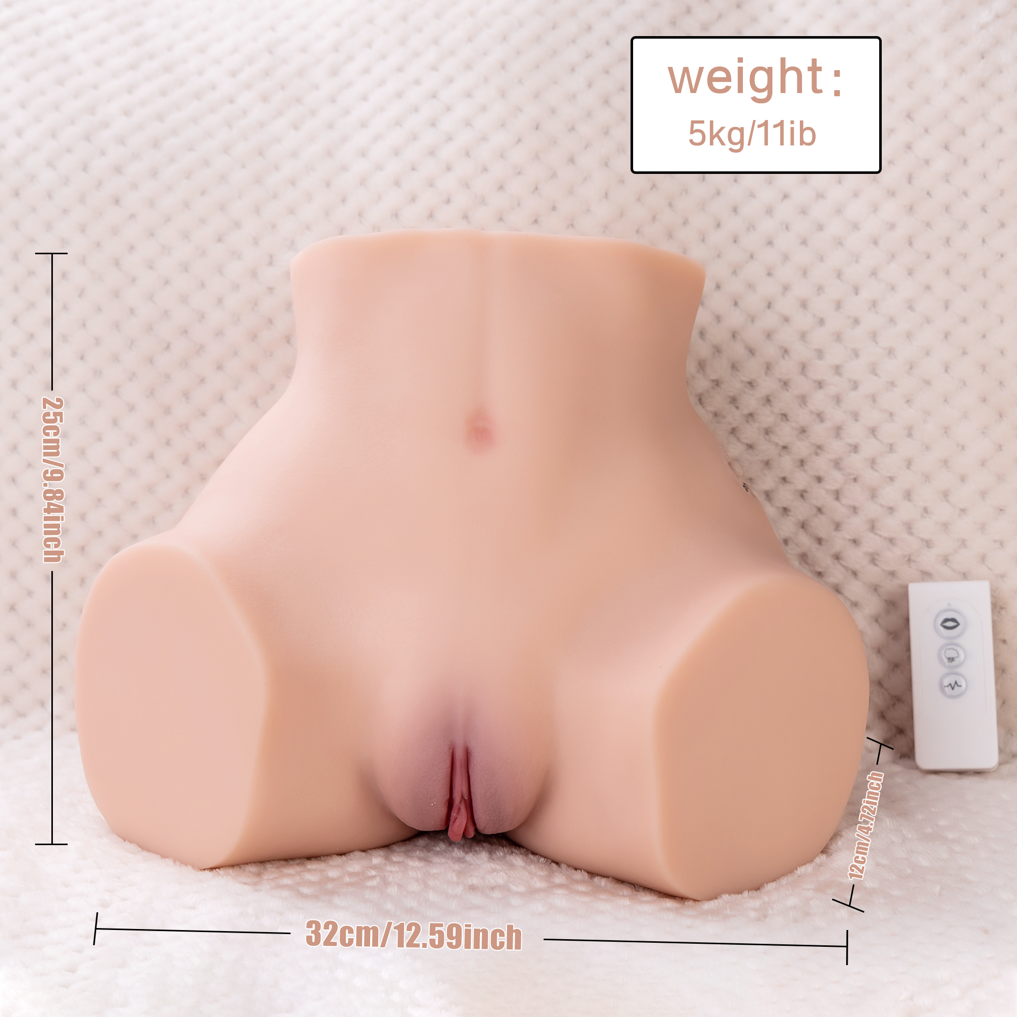 US Stock - Torso Ass Electric Sucking Sex Doll Ass SQ-MAS50108V