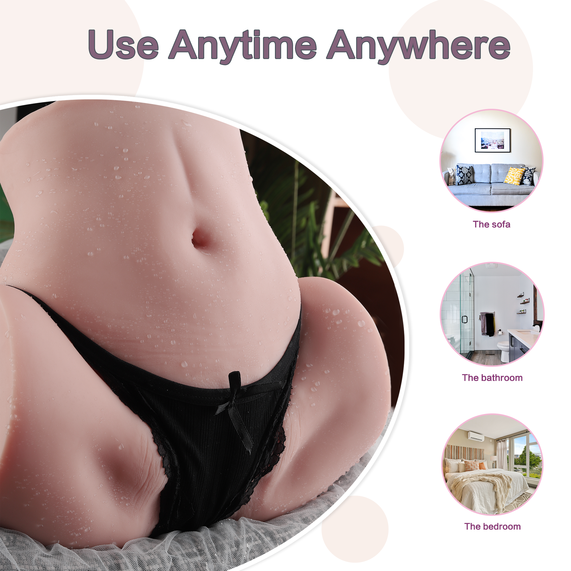 US Stock - Torso Sex Doll SQ-MA50065 Half Body Love Doll