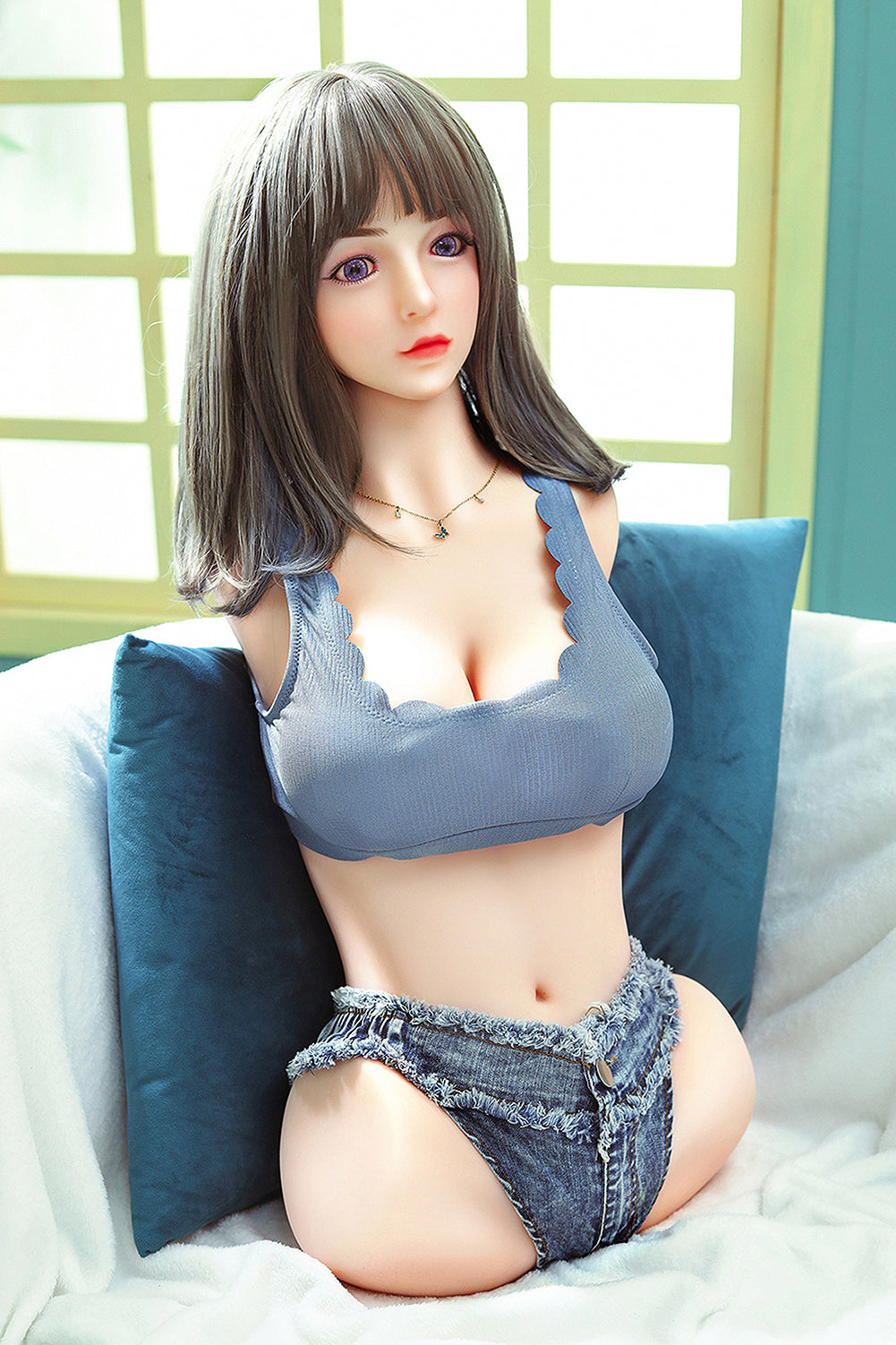 65cm Cute Torso TPE Sex Doll Electric Hip Half TPE Love Doll