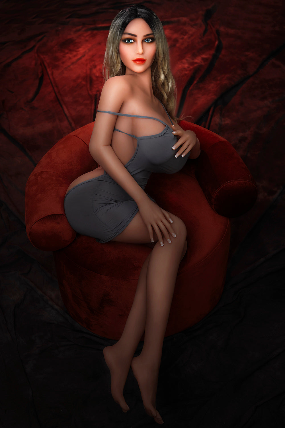 US Stock - Lois 158cm 126 Head Big Breasts TPE Love Doll Sexy Lady Doll BBW Sex Doll