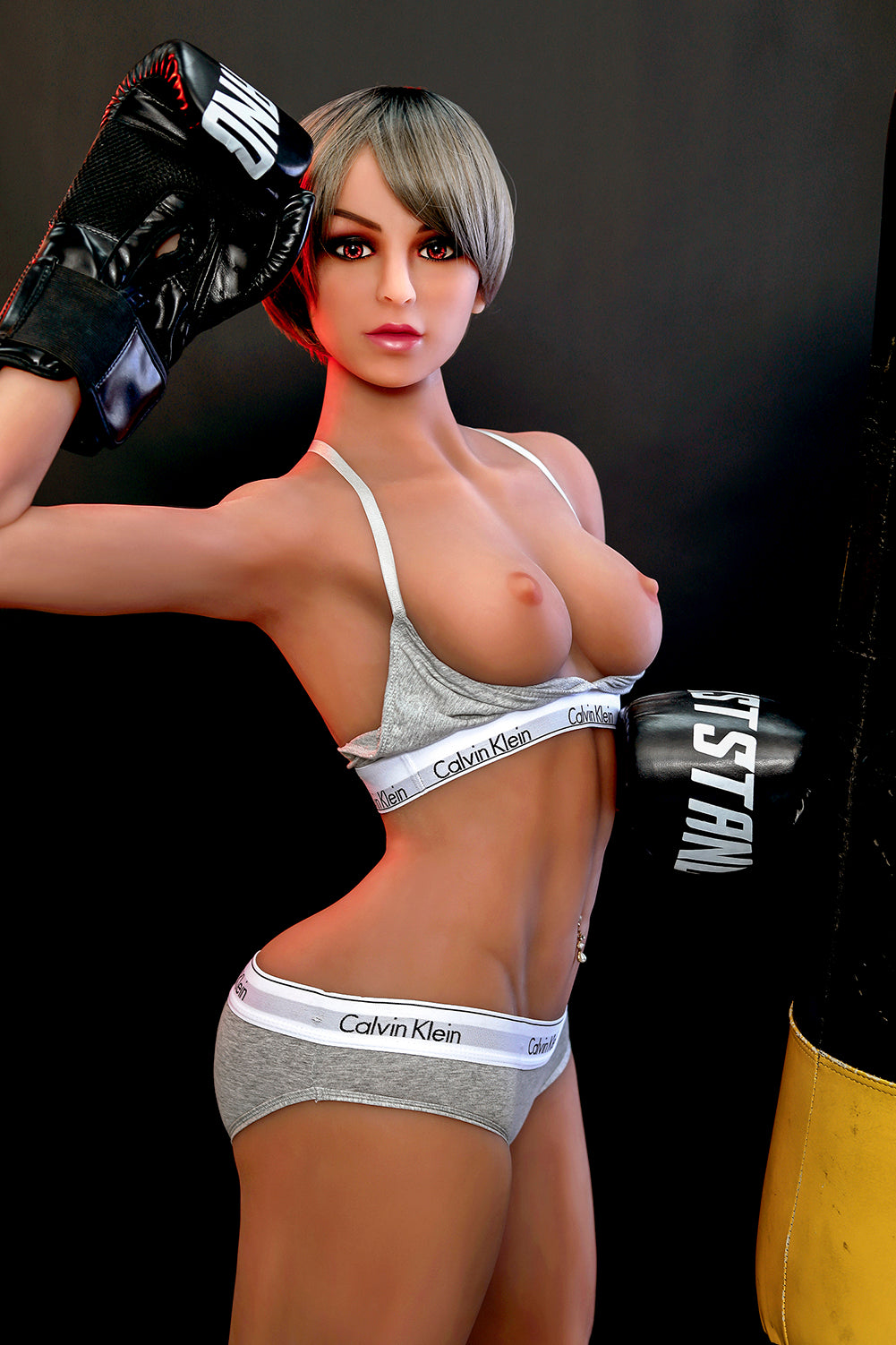 US Stock - Kali 164cm 218# Head Sexy Waistline Tan Skin Medium Breasts TPE Sex Doll