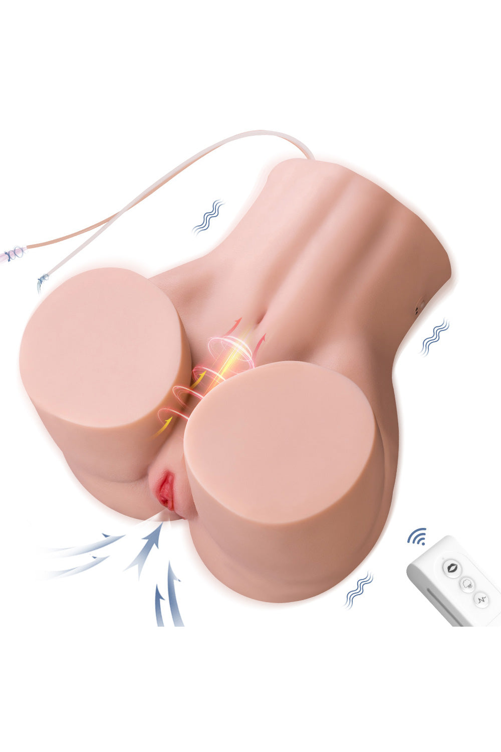 US Stock - Sexy Ass Torso Doll Electric Sucking Ass Doll Waterproof SQ-MAS50106V