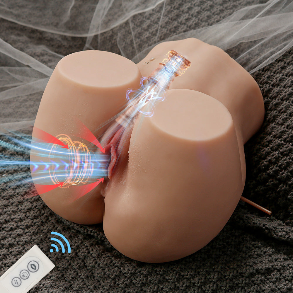 EU Stock - Torso Ass Electric Sucking Vagina TPE Sex Doll SQ-MAS50103V