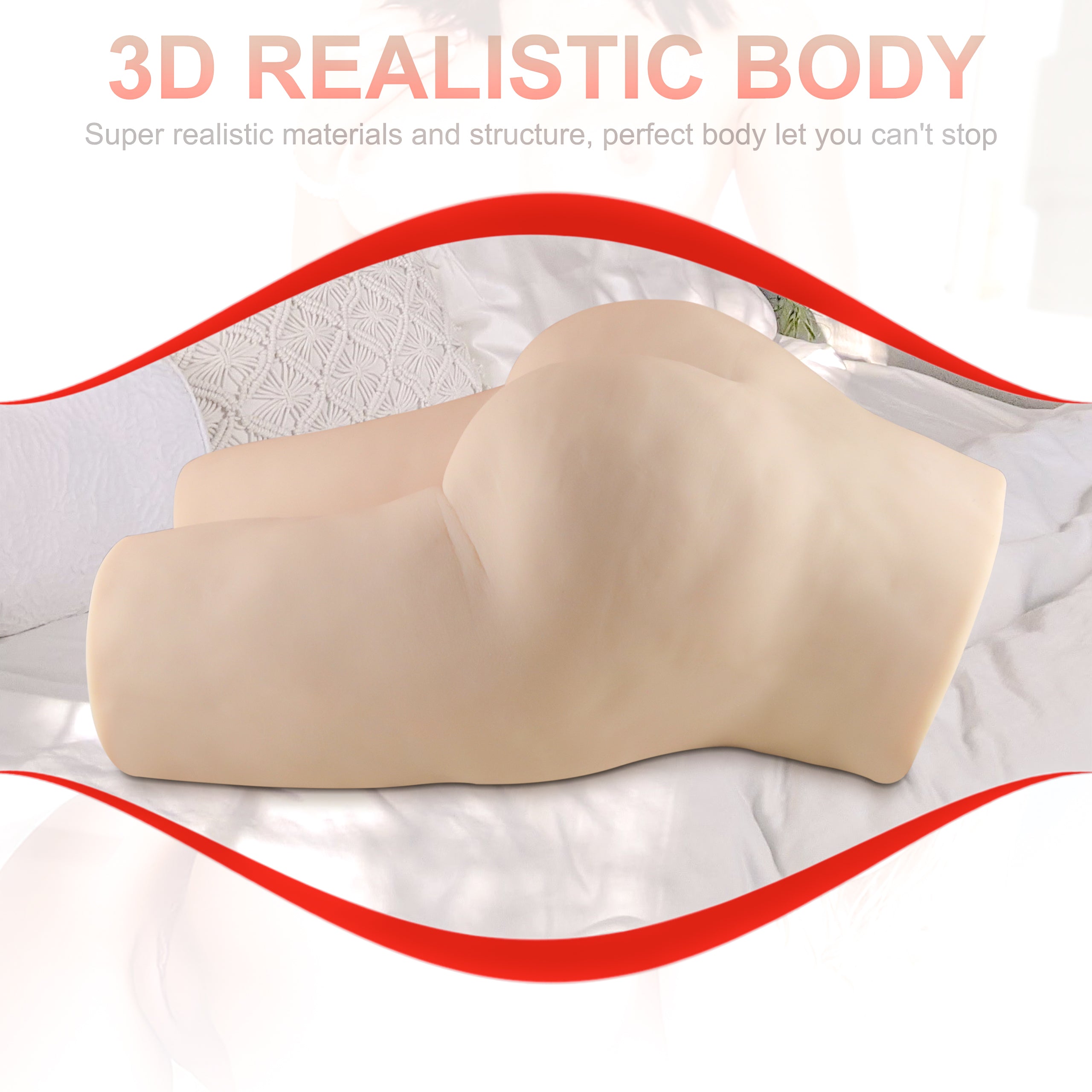 Sexy Ass Doll SQ-MA30014 Realistic Torso TPE Sex Doll Adult Love Doll Torso