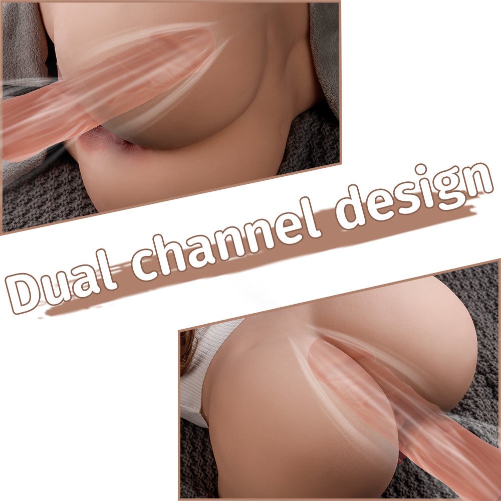 Torso Ass Doll Electric Sucking Vagina Ass TPE Sex Doll SQ-MAS50083V