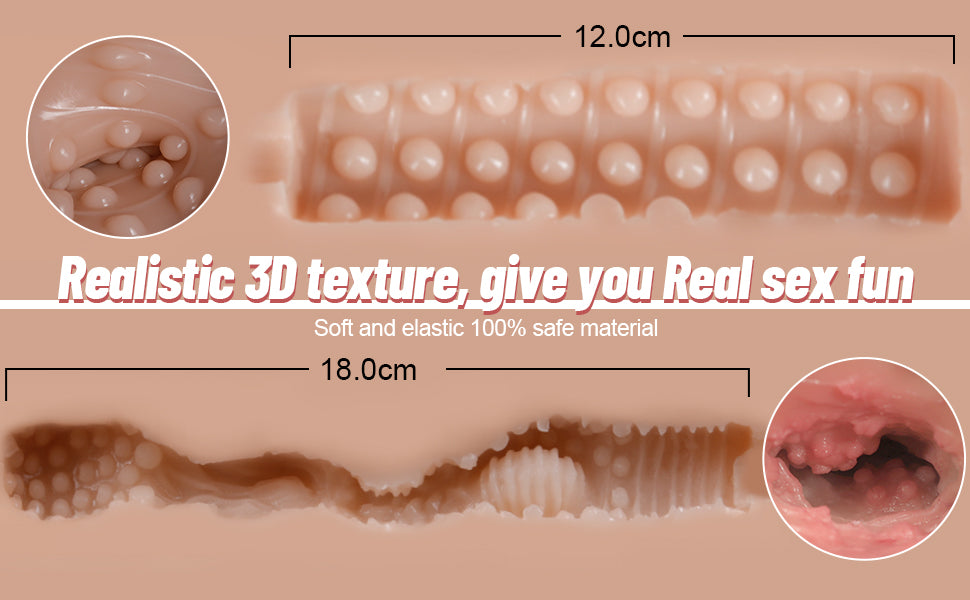 US Stock - Torso Ass Doll Electric Sucking Vagina Sex Doll SQ-MAS50056V