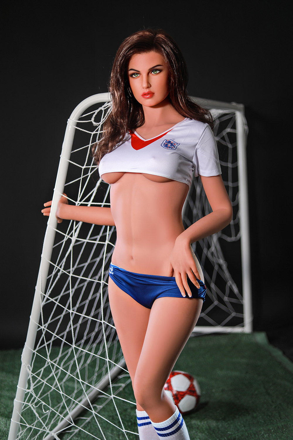 US Stock - Elaina Football Woman Normal Breast TPE Sex Doll Adult Love Doll