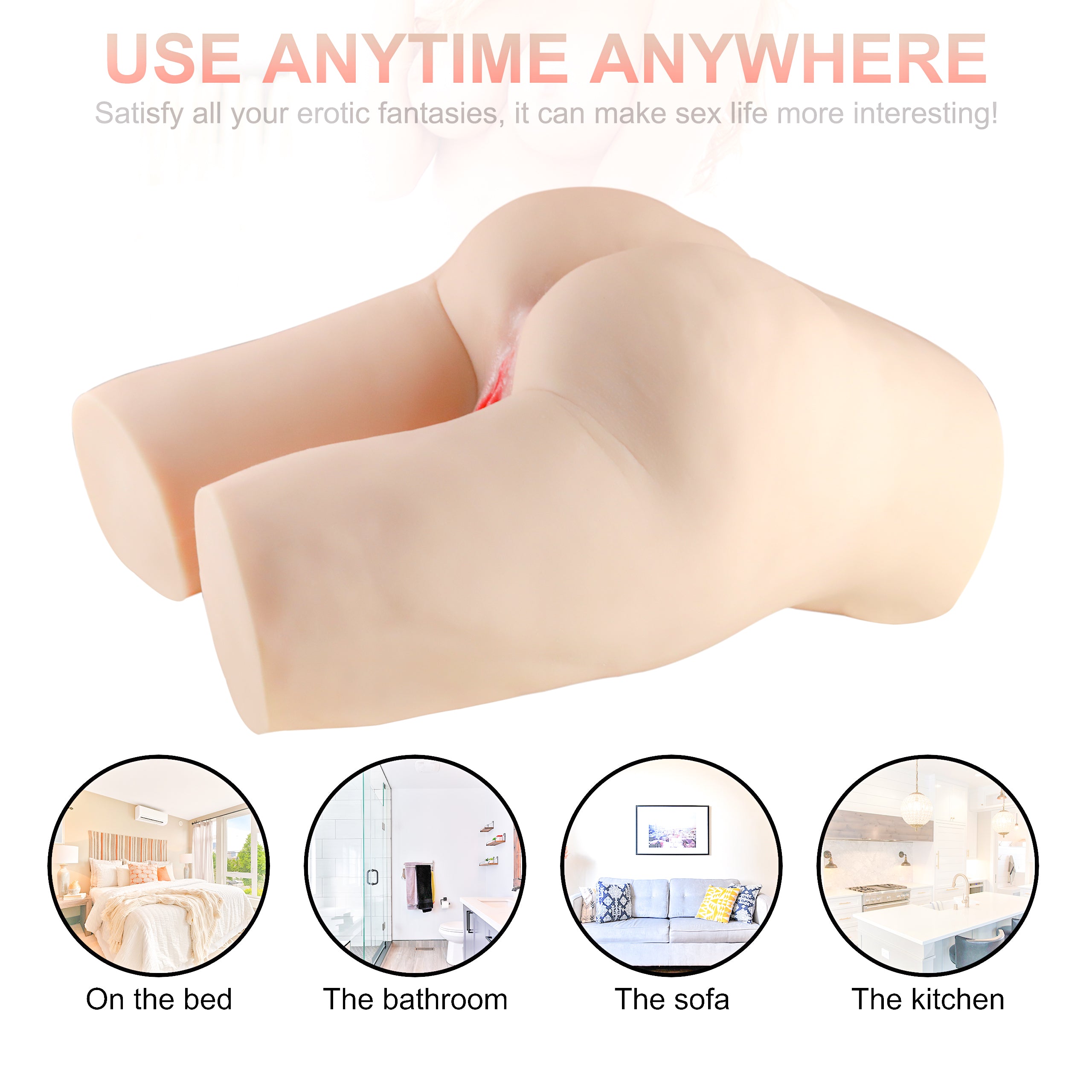 Sexy Ass Doll SQ-MA30014 Realistic Torso TPE Sex Doll Adult Love Doll Torso