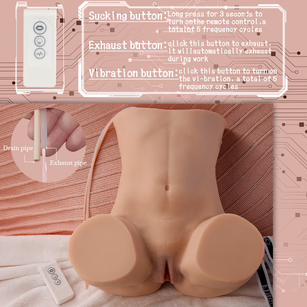 US Stock - Torso Ass Electric Sucking Sexy Ass Doll SQ-MAS50104V