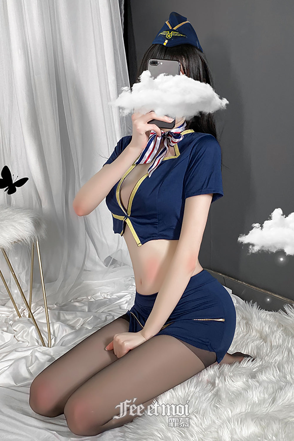 Airline Stewardess Lingerie 7054