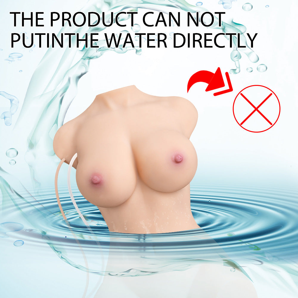 EU Stock - Torso Doll Electric Sucking TPE Sex Doll SQ-MAS20045V