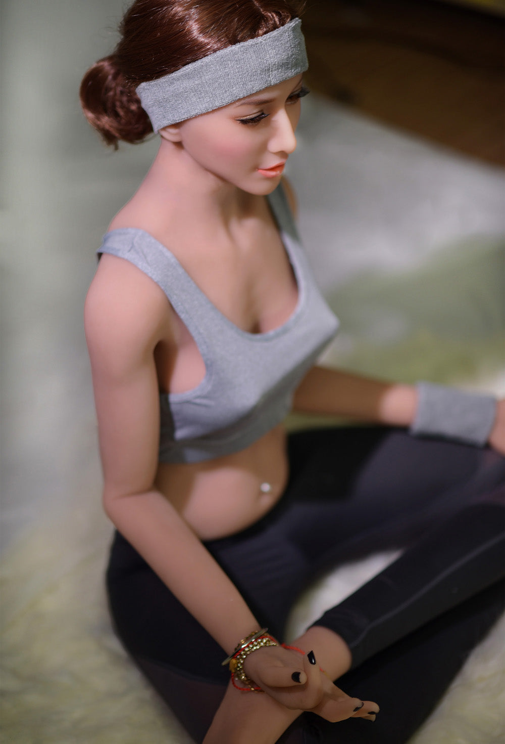 Brianna 170cm with #101 Yoge Girl Love Doll Realistic Sex Doll TPE Adult Love Doll