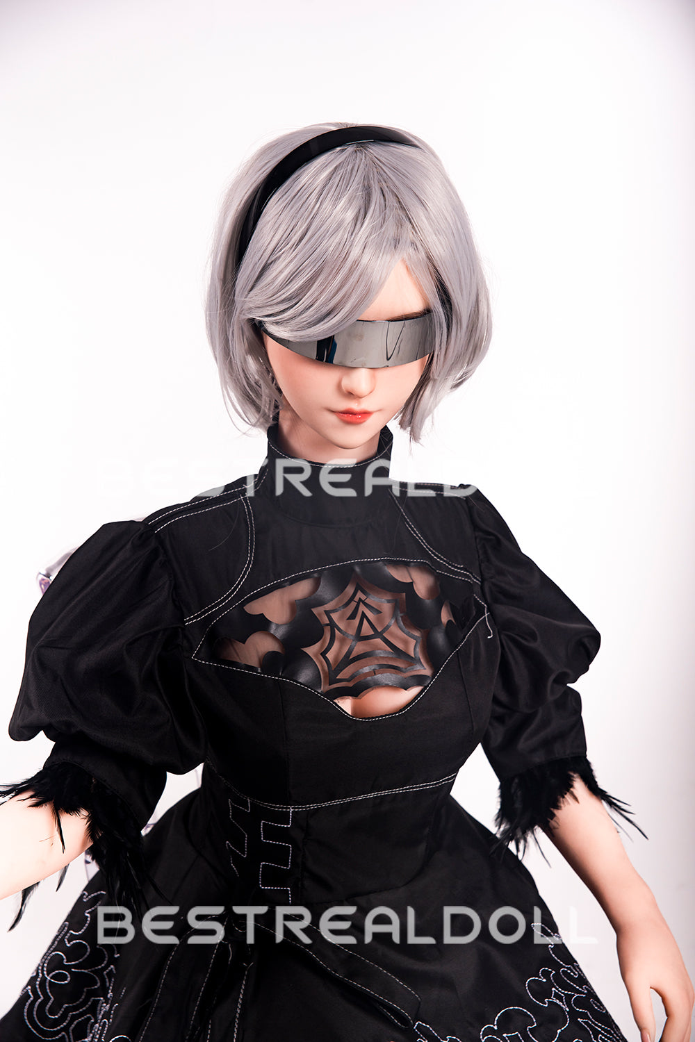 US Stock - RIDMII 163cm Unique Design Momo Plus Cosplay Medium Boobs Sex Doll Silicone Head TPE Body Love Doll