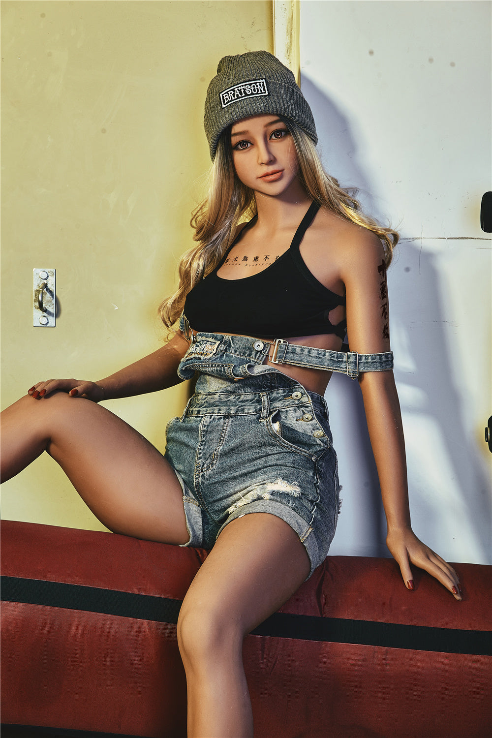 US Stock - Irontechdoll Miki 163cm Adult Love Doll #58 Head Realistic TPE Small Boobs Sex Doll